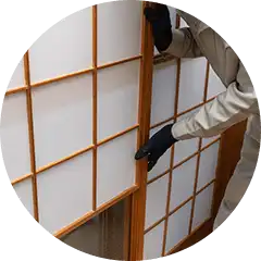 障子貼り替え